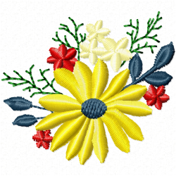 Flowers And Tree Embroidery Design 9 Flowers And Tree Embroidery Design 9